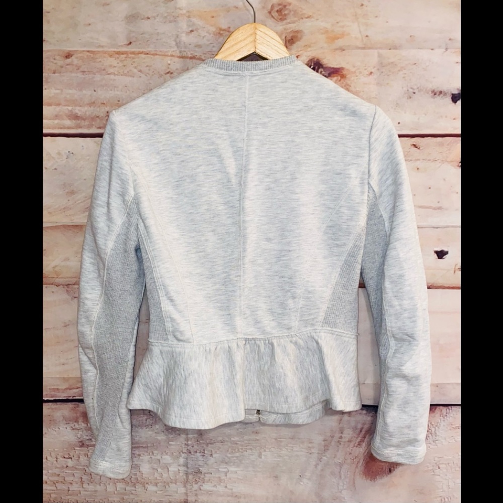 ZARA Ruffle Jacket Trafaluc Outerwear Sz L - Picture 3 of 9